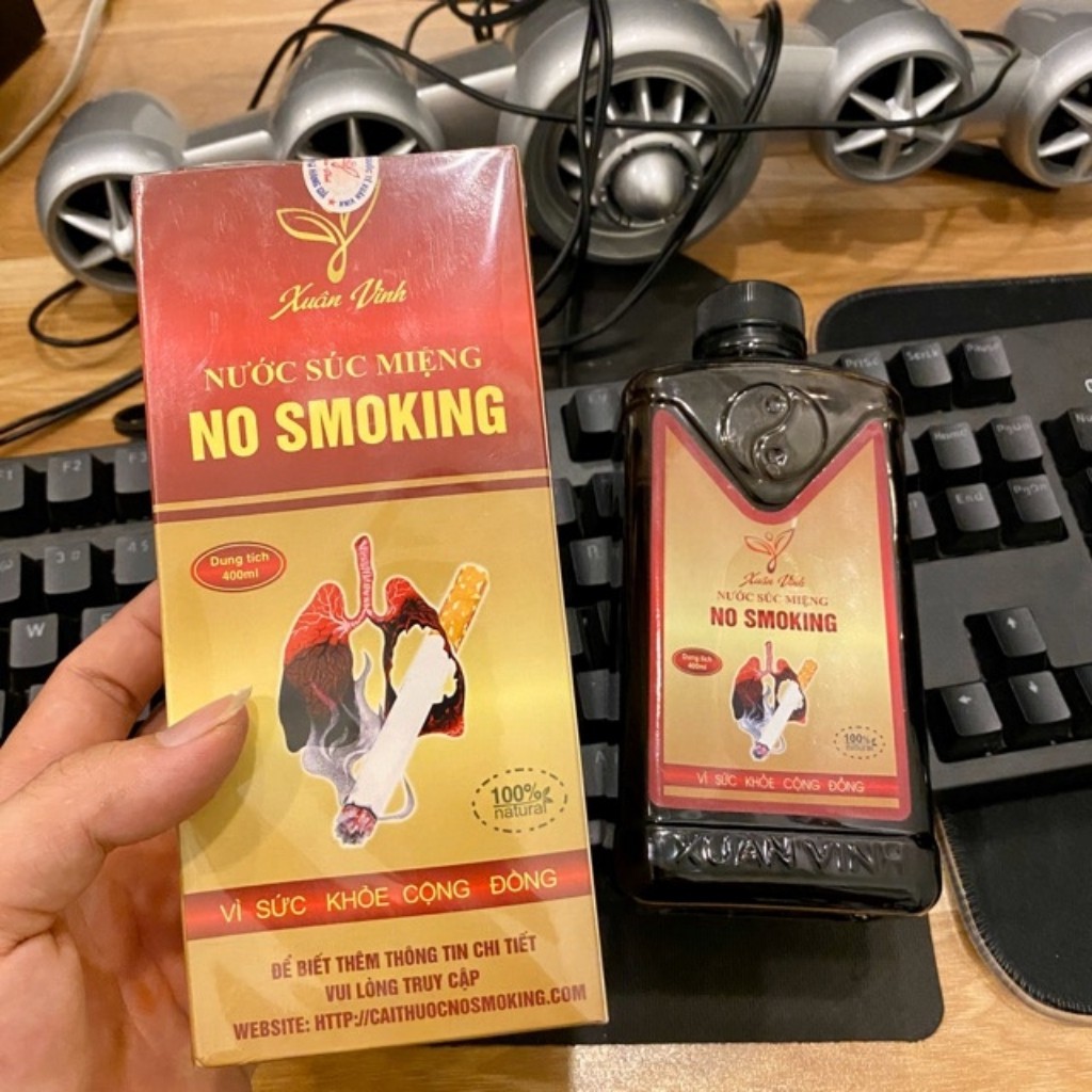 Nước Súc Miệng Cai Thuốc Lá NOSMOKING Xuân Vinh, Tác Dụng Nhanh Chóng, Cai Thuốc Hiệu Quả