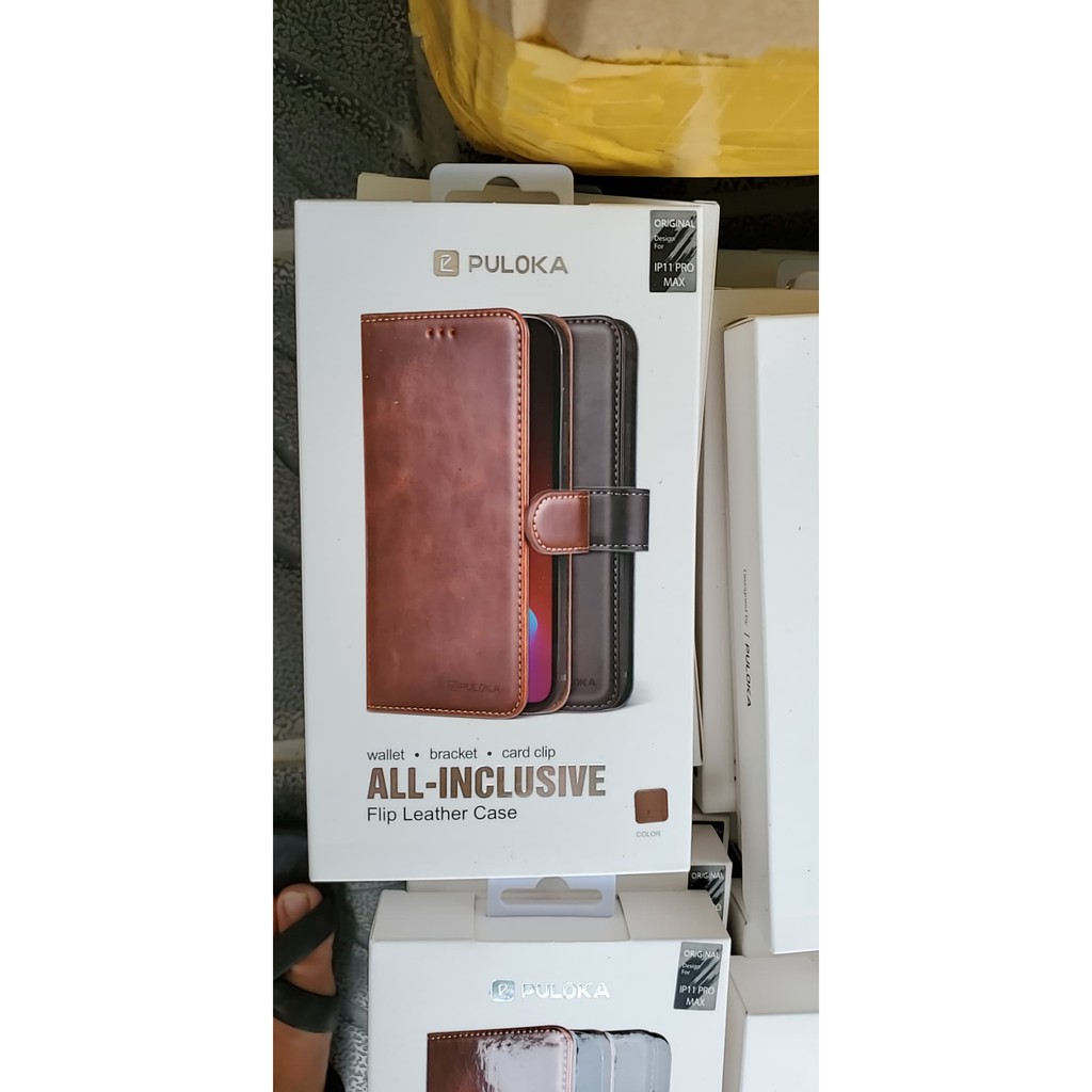 Bao da rút đa năng dành cho điện thoại chính hãng PULOKA dạng ví