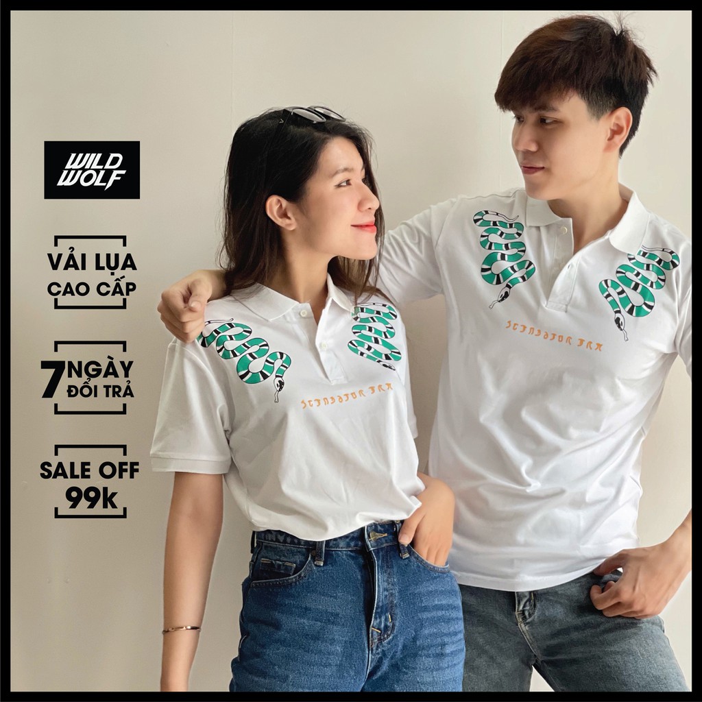 Xả kho giá xưởng - Áo thun nam áo thun đôi cotton cao cấp hot trend Wild Wolf - THUN120 | BigBuy360 - bigbuy360.vn