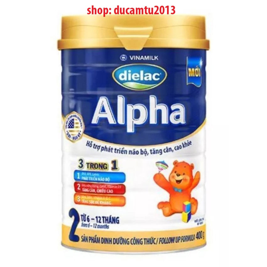Sữa bột Dielac Alpha 2 - 900g HSD 2025