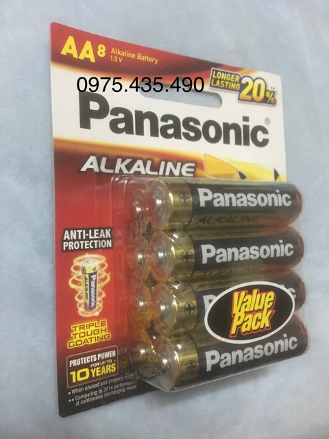Pin AA Panasonic Alkaline Dung lượng cao Value Pack