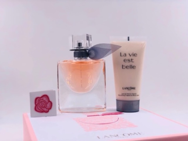 Set Nước hoa Nữ Lancome La Vie Est Belle 30ml + dưỡng thể 50ml