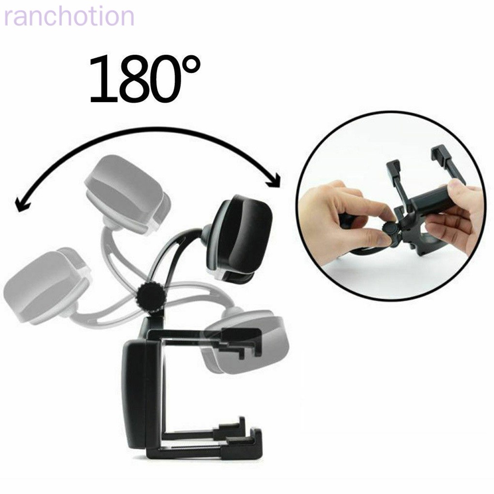 Giá Đỡ Điện Thoại Gắn Gương Chiếu Hậu Xe Ô Tô Có Thể Xoay 360 Độ | BigBuy360 - bigbuy360.vn