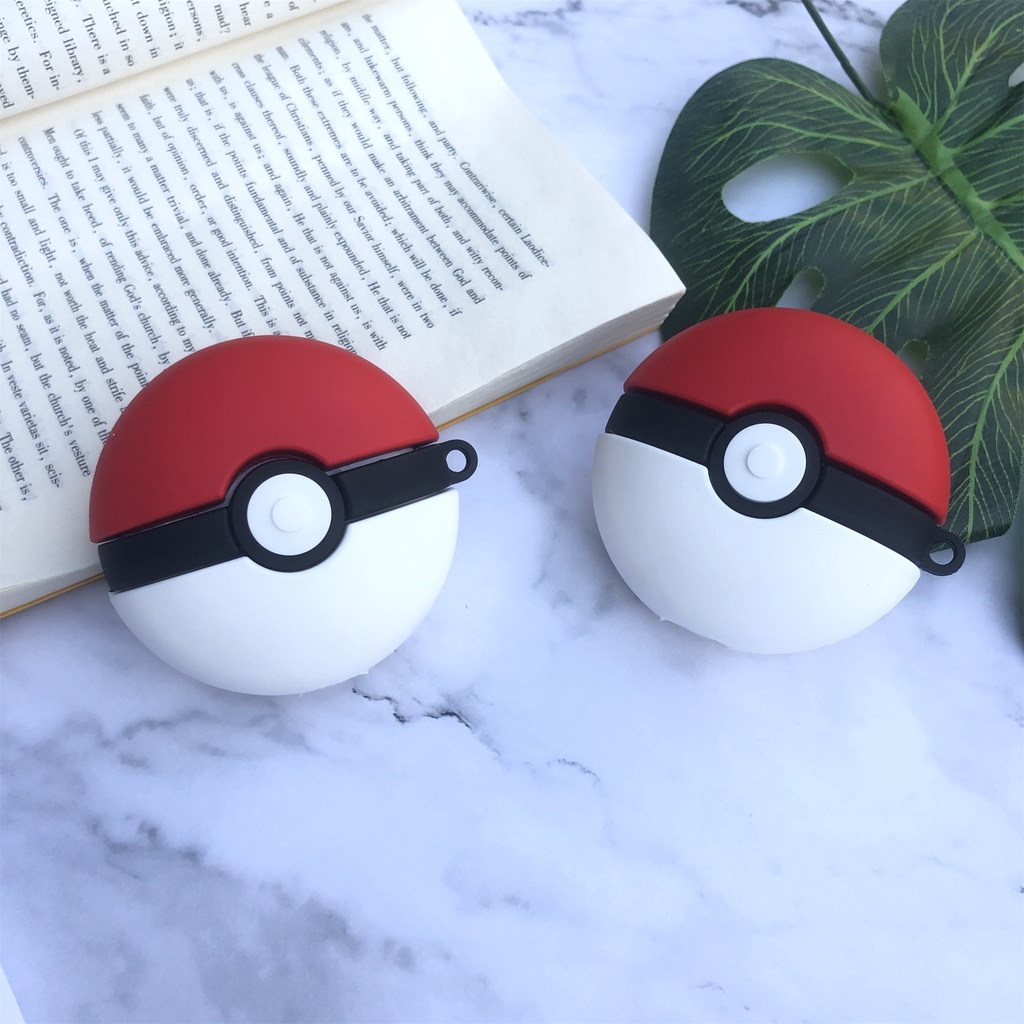 Vỏ Bảo Vệ Hộp Sạc Tai Nghe bluetooth Airpods 3/1/2 pro Bằng Silicon Họa Tiết Hoạt Hình Pokemon 3D Dễ Thương