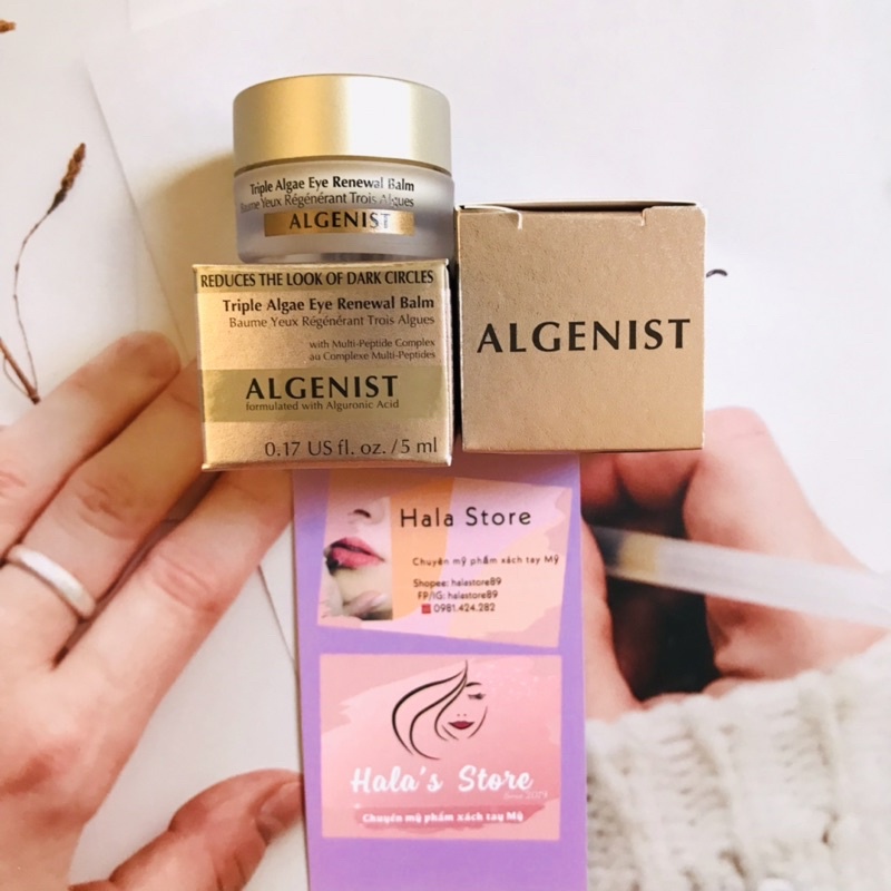 Algenist ✨ Sáp dưỡng mắt tái tạo da Triple Algae Eye Renewal Balm