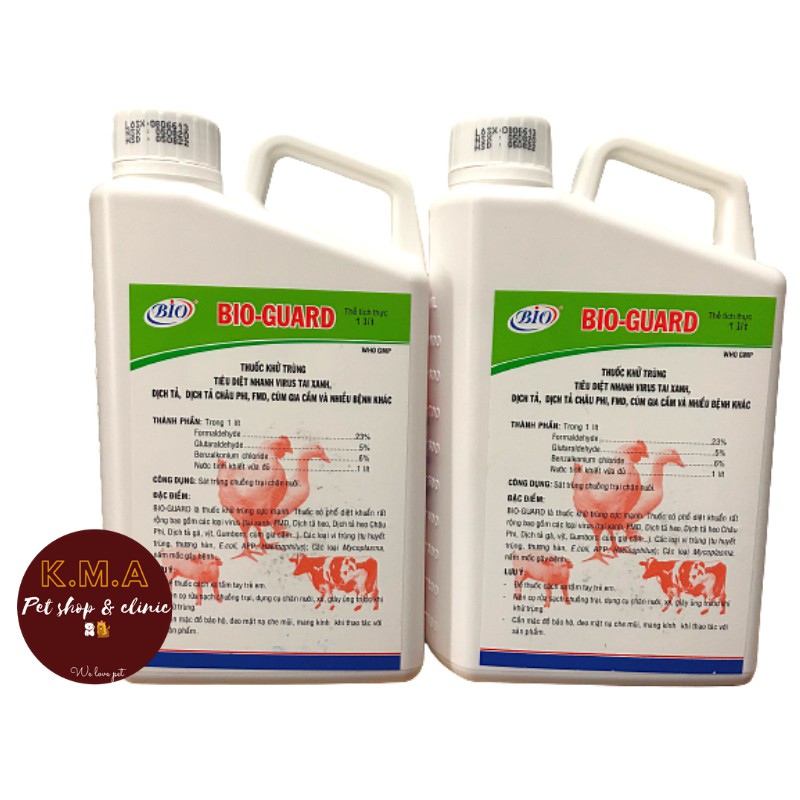 BIO – GUARD – SÁT TRÙNG CHUỒNG TRẠI CHĂN NUÔI