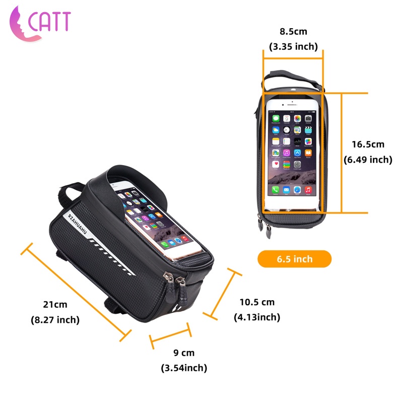 Túi Đựng Điện Thoại Chống Nước Gắn Khung Trước Xe Đạp [Dadada1]