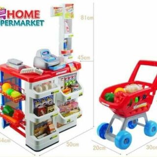 quầy siêu thị kèm xe đẩy 66805