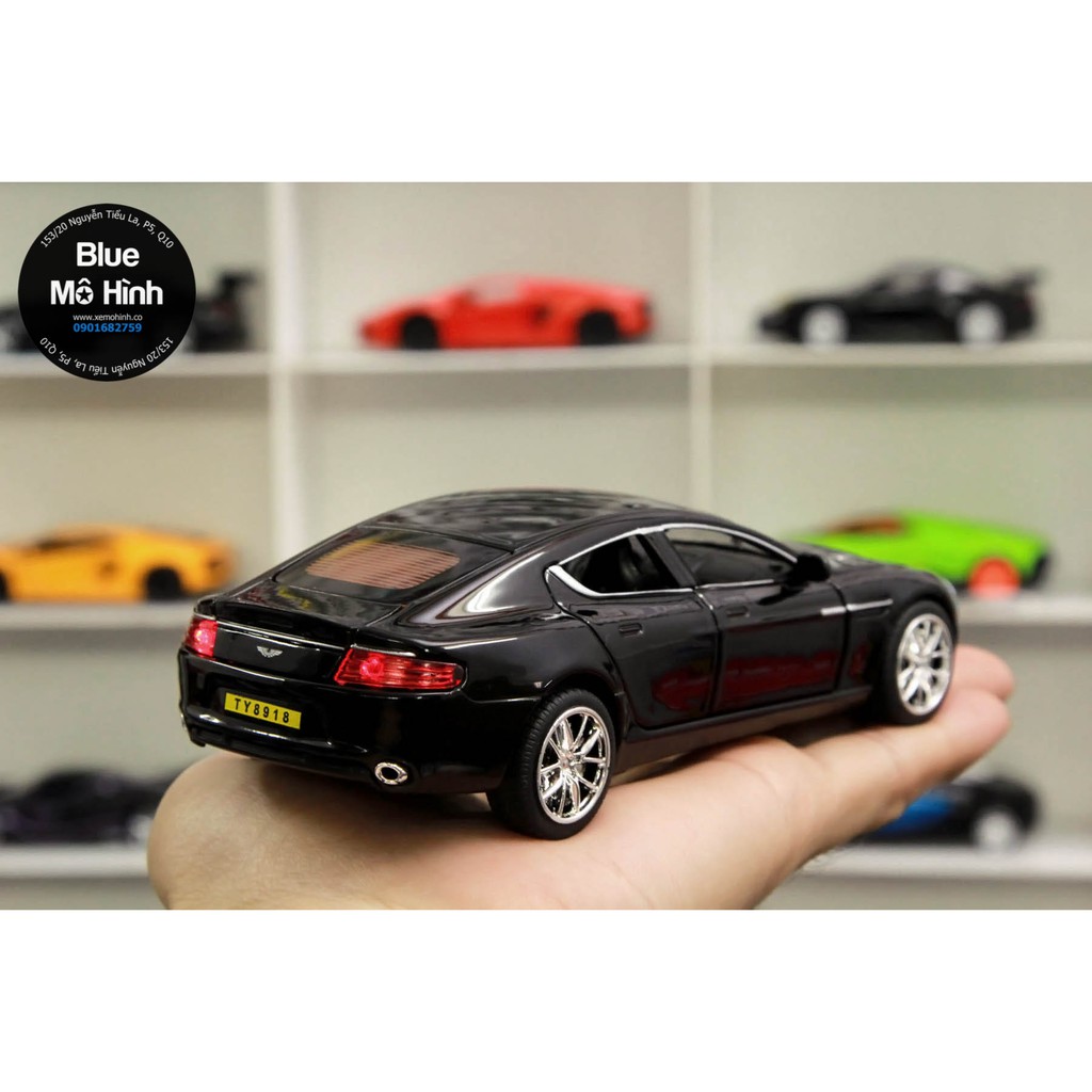 Blue mô hình | Xe mô hình Aston Martin Rapide tỷ lệ 1:32 mở hết cửa