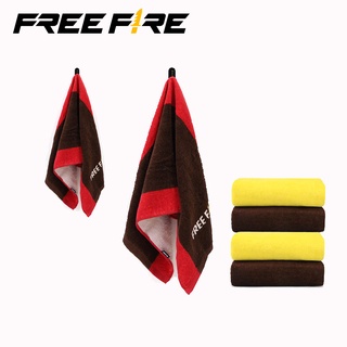 Khăn tắm Freefire in hình anh hùng bằng cotton 100% 35*75cm/70*140cm