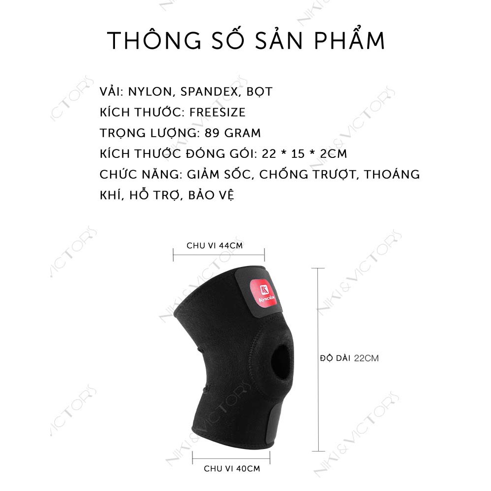 Đai Bảo Vệ Khớp Gối, Đệm Gối Kyncilor Thể Thao Thoáng Khí Tránh Xô Lệch Khớp