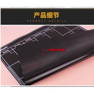 Decal Bảng Viết Phấn SIZE 45X200CM màu đen