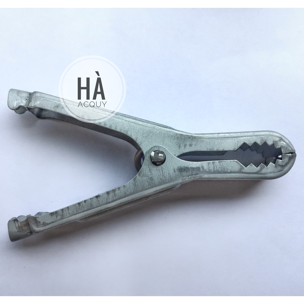Kẹp Cá Sấu Acquy Xám Tài 30A - 7Cm  - 10 cặp