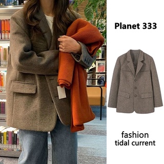 Áo khoac blazer chất dạ chuẩn form đứng dáng