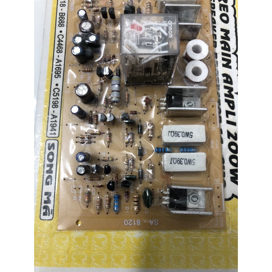 BO MẠCH KHUẾCH ĐẠI LOA STEREO MAIN AMPLI 4 SÒ 200W-SA8120- SONG MÃ