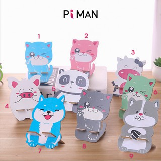 [TIỆN ÍCH] Giá Đỡ Điện Thoại Bằng Gỗ Dễ Thương Chống Mọt Thân Thiện Với Môi Trường