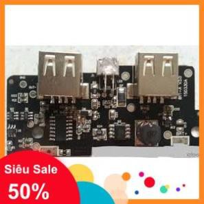 Mạch Pin Sạc Dự Phòng 5v 2 cổng 1A và 2.1A có LCD hiển thị