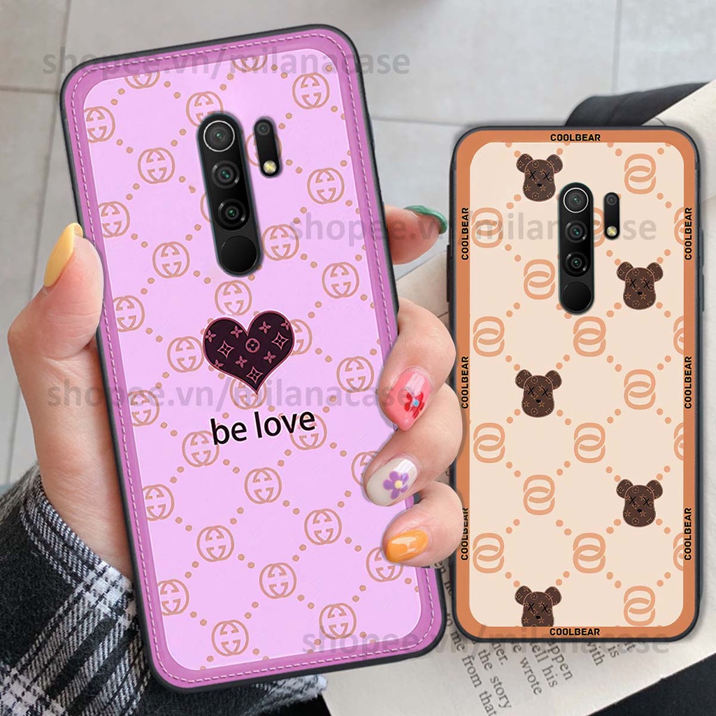 Ốp Xiaomi Redmi 9 hình trái tim be love tình yêu siêu đẹp, cá tính, thời trang
