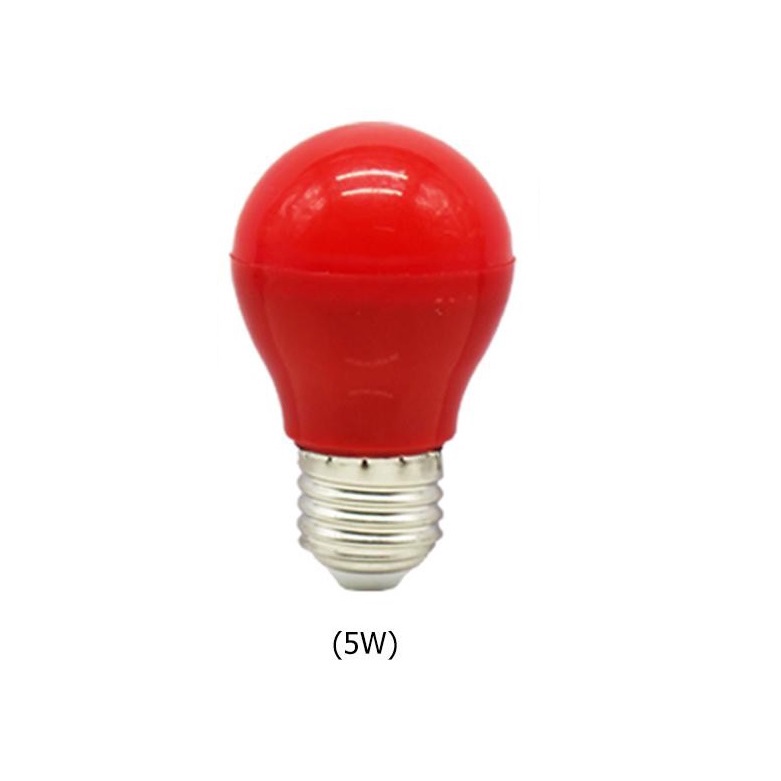 Bóng đèn led ánh sáng đỏ Led Bulb 5w - HV Store 004