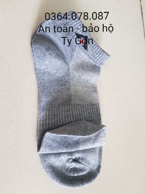 Tất chân - Vế chân cổ ngắn Chống hôi chân ( xám - đen - trắng).