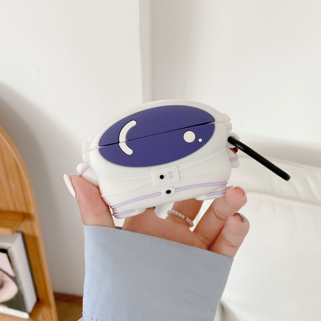 Vỏ Bảo Vệ Hộp Sạc Tai nghe không dây Airpods 1/2/3 2021 3 Thiết Kế Dễ Thương Chống Sốc