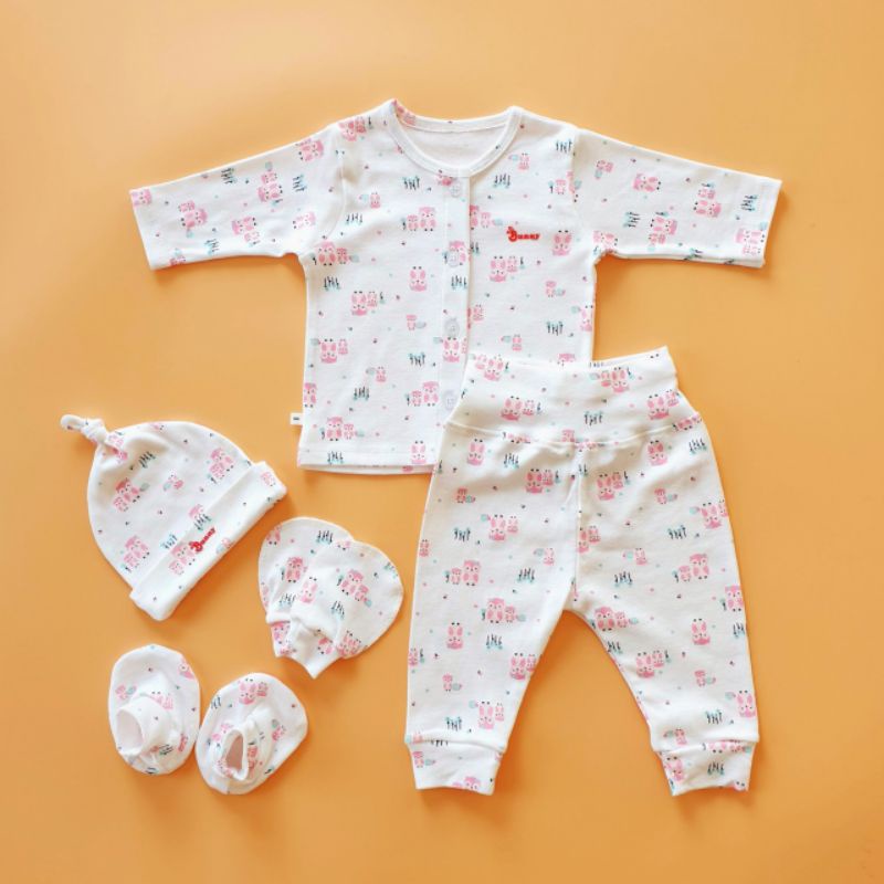 Bộ dài Bunny 100%cotton không phụ kiện