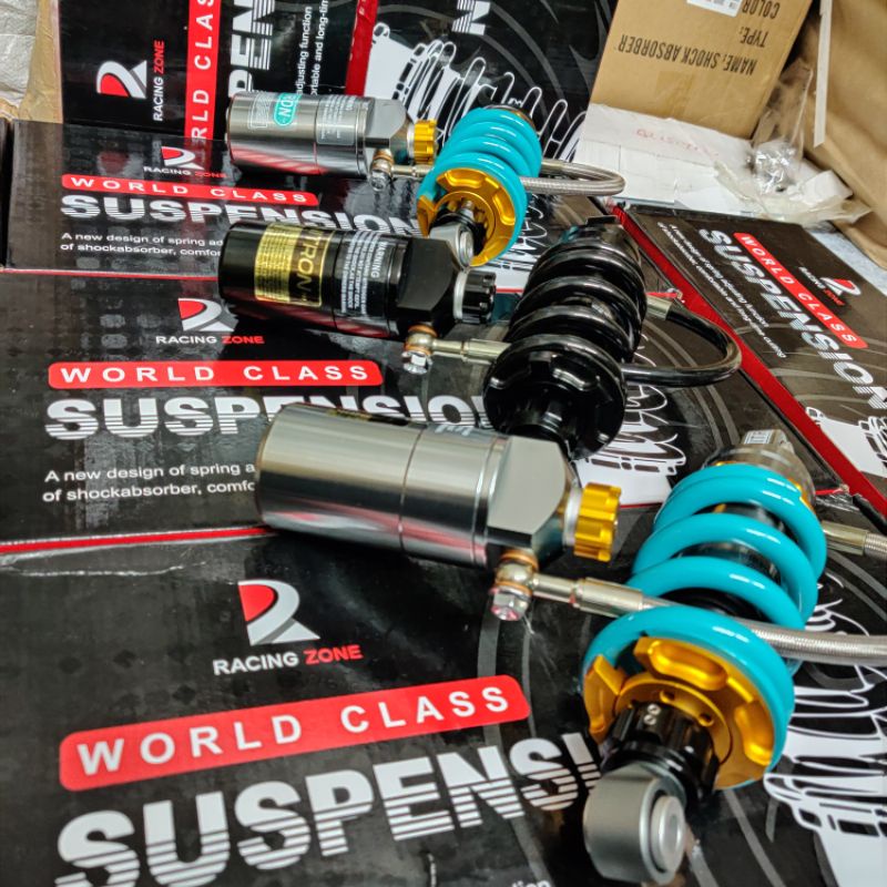 Phuộc Nitron bình dầu Full Đen lắp Winner Sonic WinnerX Winner V1 Ex2010 Exciter135 Exciter150 Ex155 WinnerV3 Ex50cc