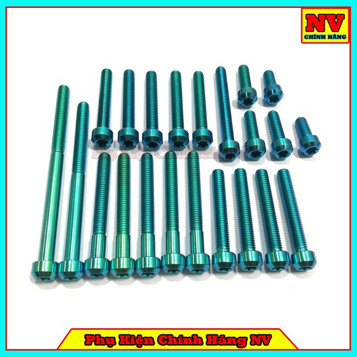 Bộ Ốc Lốc Máy Ex150 Gr5 Full Bộ 22 Con