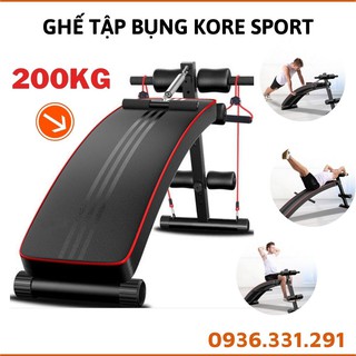 Sẵn Hàng - Ghế tập bụng tăng cơ nhanh chóng, ghế tập gym toàn thân Kore Sport khung thép chắc chắn