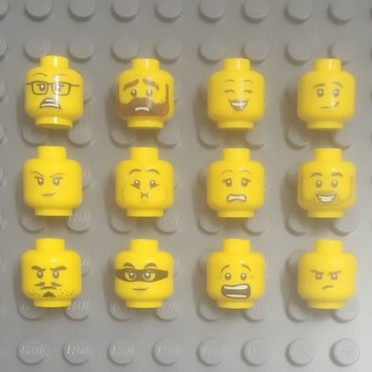 Lego Head 2 Face Minifigures Các Loại 1