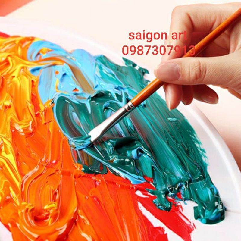 Pallet, Vĩ Pha Màu Chuyên Nghiệp, Dễ Sử Dụng (Nhựa 30*42cm)