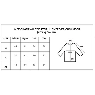 Áo Sweater JL Oversize Cucumber