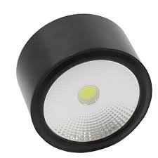 Đèn ống bơ ốp trần nổi 7W , 12w vỏ đen, đèn lon nổi 3 CHẾ ĐỘ ÁNH SÁNG + Bảo hành 2 năm