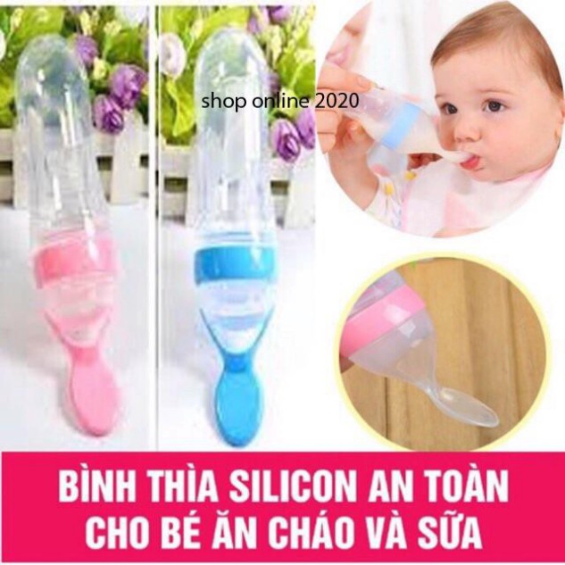 Bình thìa ăn dặm cho bé
