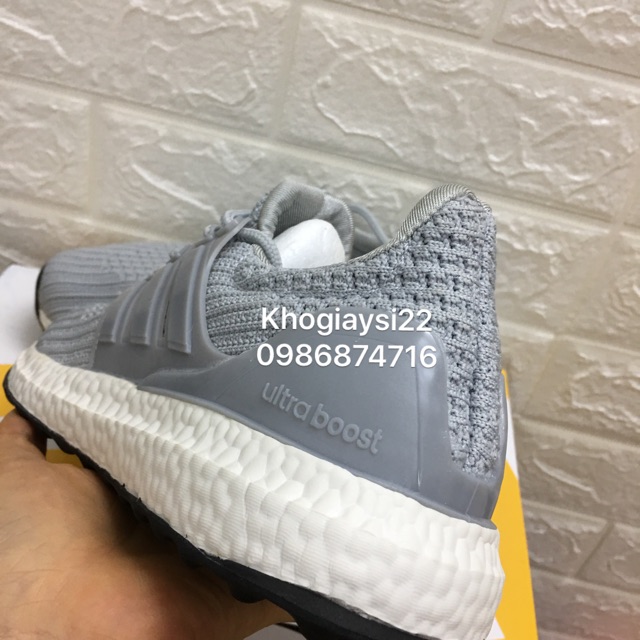 𝐑Ẻ🌺 XẢ [XẢ KHO] [SALE SỐC-SẴN HÀNG] Giày ultra boost 4.0 XÁM TRẮNG 36->43 ! ✔️ [ NEW ] . rẻ HOT : ' . ! . ' ྆