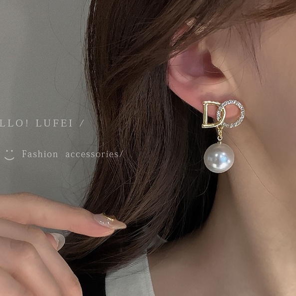 Bông Tai Dáng Dài Họa Tiết Hoa Xinh Xắn Thời Trang 2023 Cho Nữ