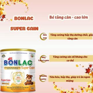 SỮA BONLAC SUPER GAIN 900G