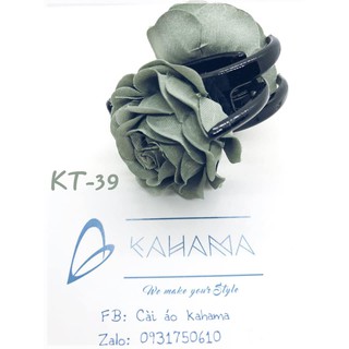 Kẹp càng cua 3 răng hoa hồng Xanh - KT39