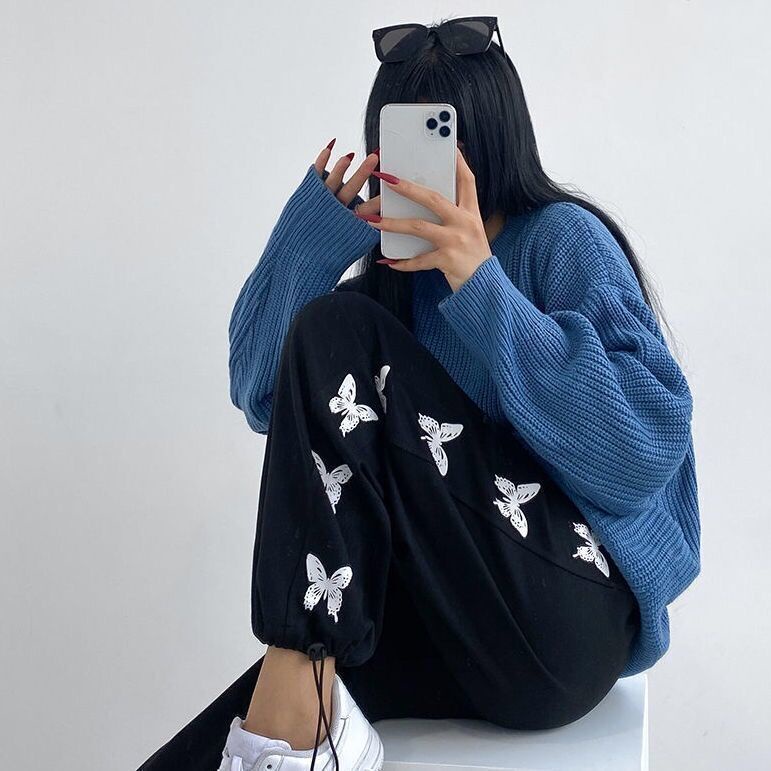 Quần thể thao harem lưng cao dáng rộng phong cách thời trang Hong Kong cho nữ quần tây nữ jl-ydk-07