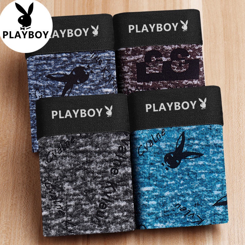 Bộ 4 quần lót boxer 95% cotton mềm mại thoáng khí cho nam