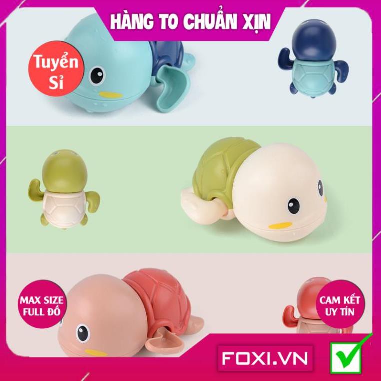 [FREESHIP HÀNG ĐẸP] Rùa bơi trong nước ngộ nghĩnh cho bé-Đồ chơi nhà tắm Foxi-Có dây cót-Nhiều màu- Đáng yêu