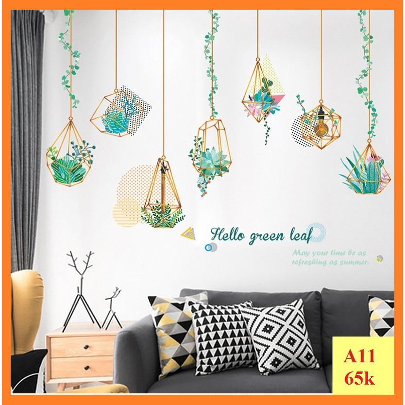 Decal dán tường Đèn treo A11 - Decal dán tường Hàn Quốc