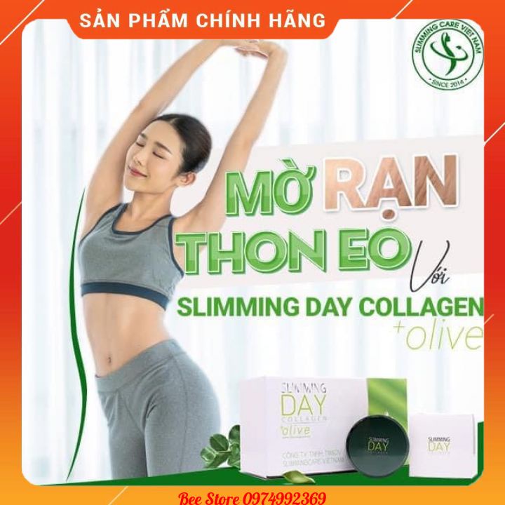 Bộ Kem tan Mỡ Slimming Day Collagen, kèm đai quấn