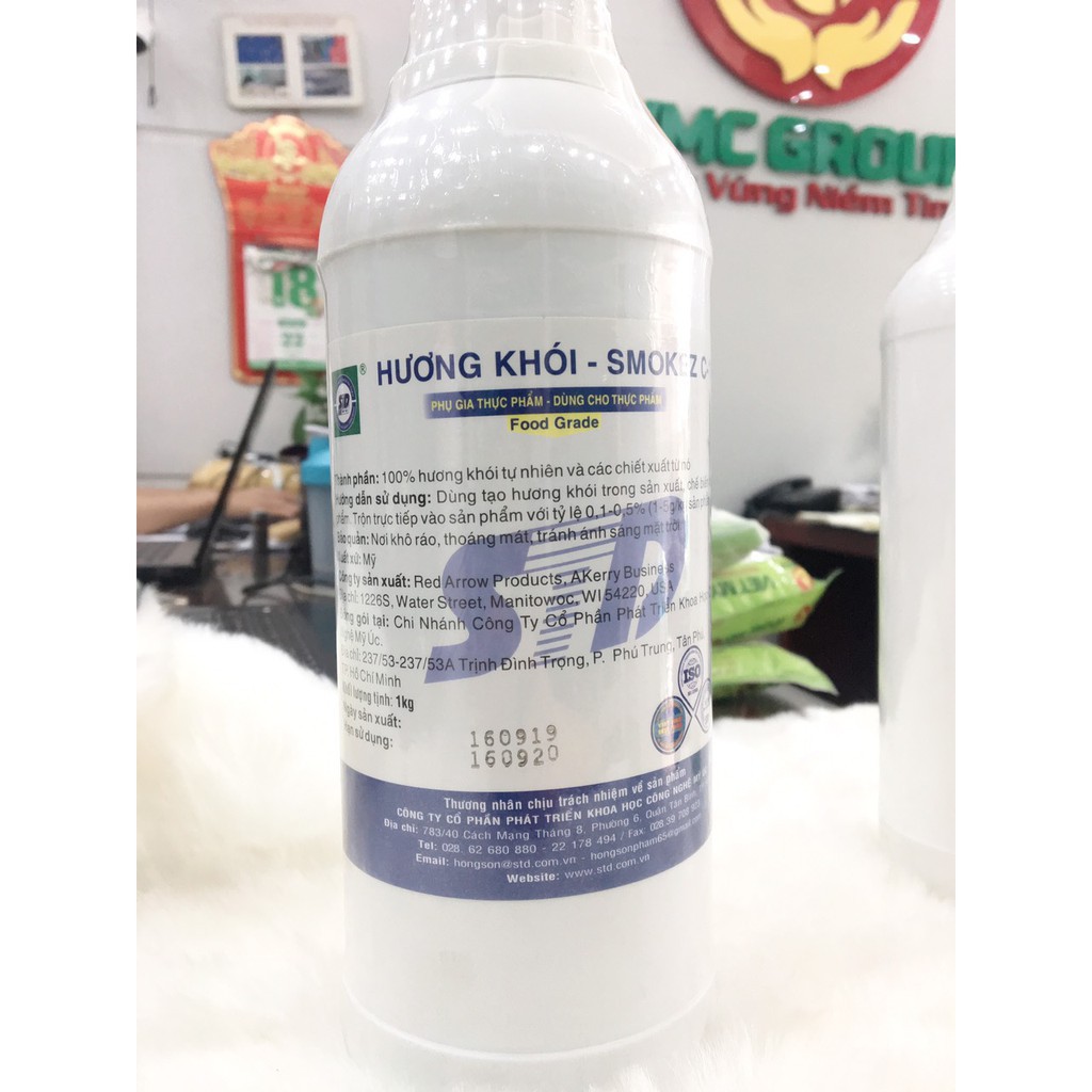 1 LÍT HƯƠNG XÔNG KHÓI - PHỤ GIA XÚC XÍCH, LẠP XƯỜN, THỊT HUN KHÓI - GÁC BẾP