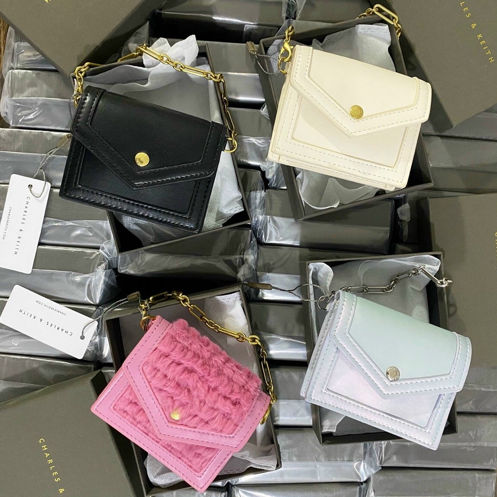 Ví cầm tay dự tiệc ck mini nhiều màu