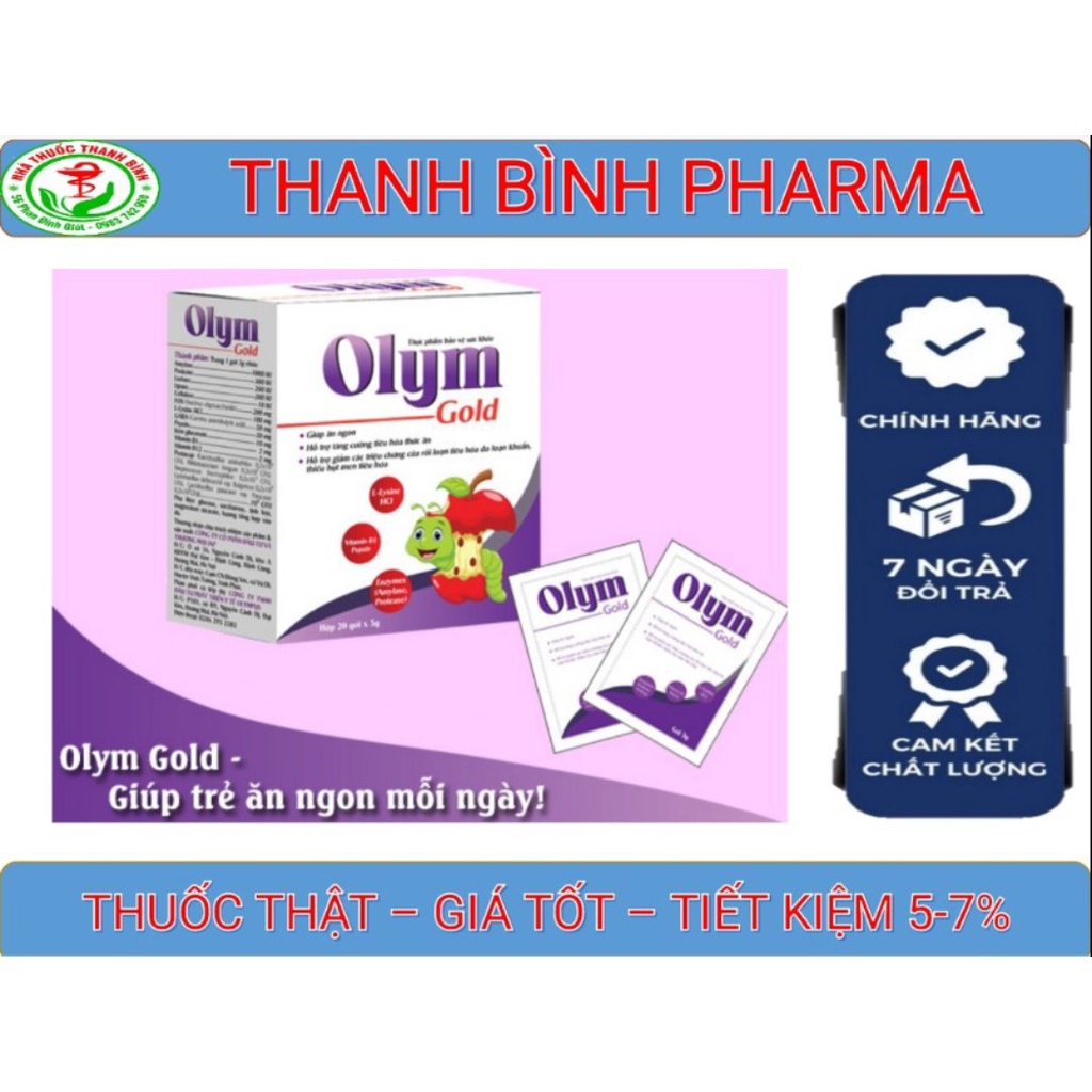 OLYM GOLD-GIÚP HỖ TRỢ TIÊU HÓA-KÍCH THÍCH ĂN NGON MIỆNG-TPCN