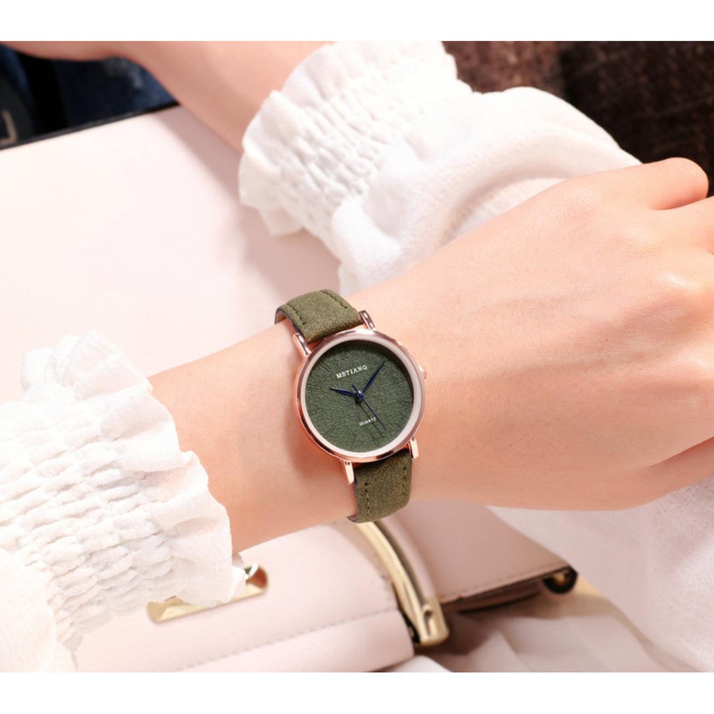[CỰC ĐẸP] ĐỒNG HỒ NỮ DÂY DA MSTIANQ PHIÊN BẢN BEAUTIFUL GIRL THỜI TRANG CỰC ĐẸP | BigBuy360 - bigbuy360.vn