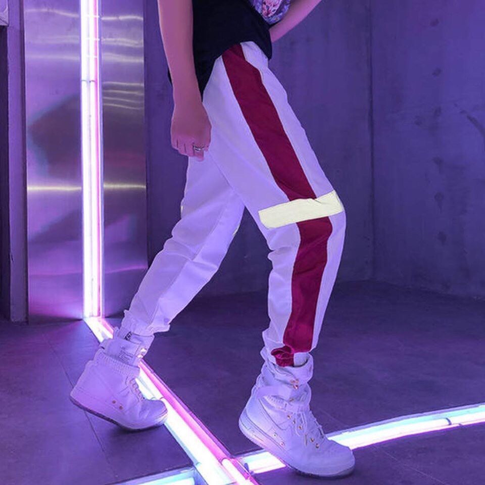 Quần Jogger phản quang nam nữ có 3 size mới hot