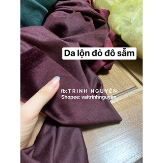 Vải da lộn MAO TRÚC