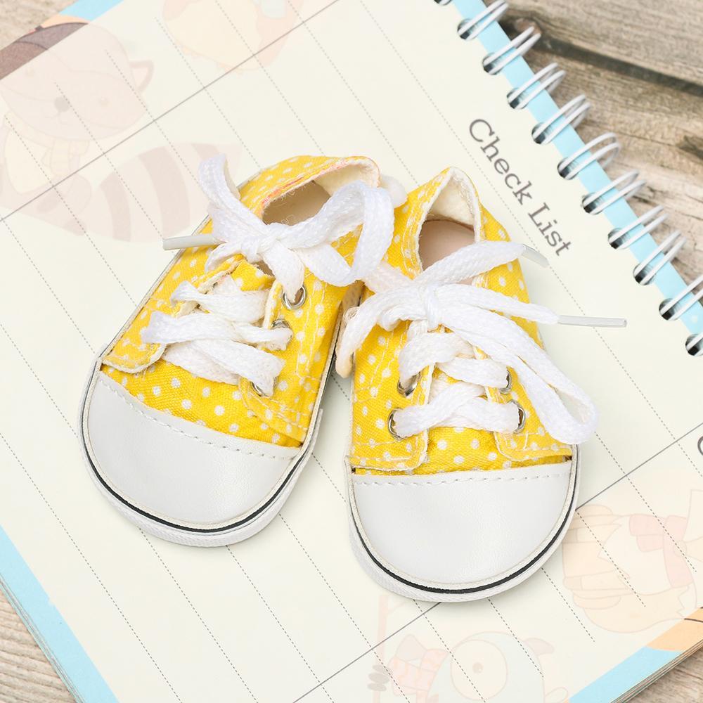 Giày Vải Canvas 7cm / 18 Inches Cho Búp Bê